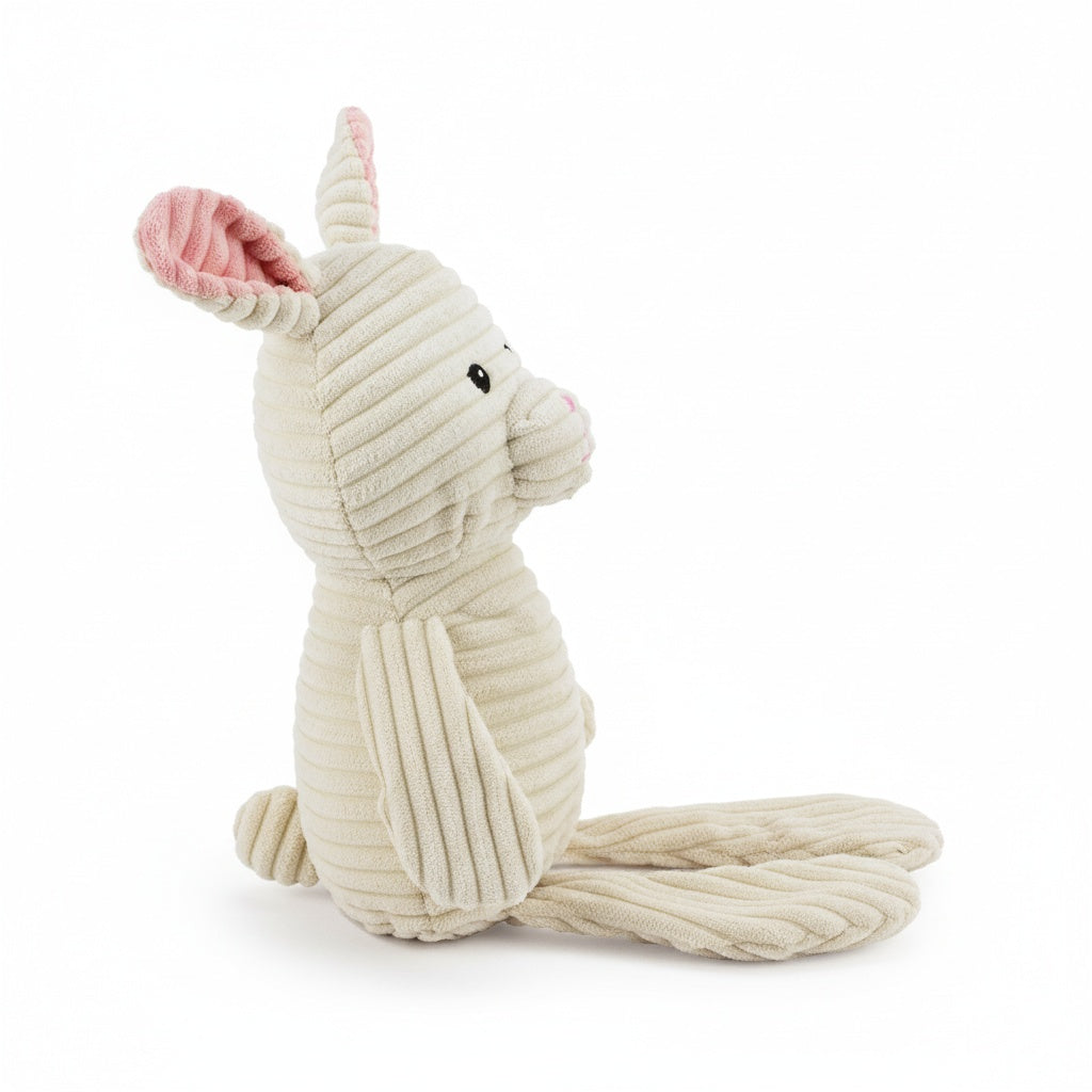 12" Bunny w/ squeaker and crinkle