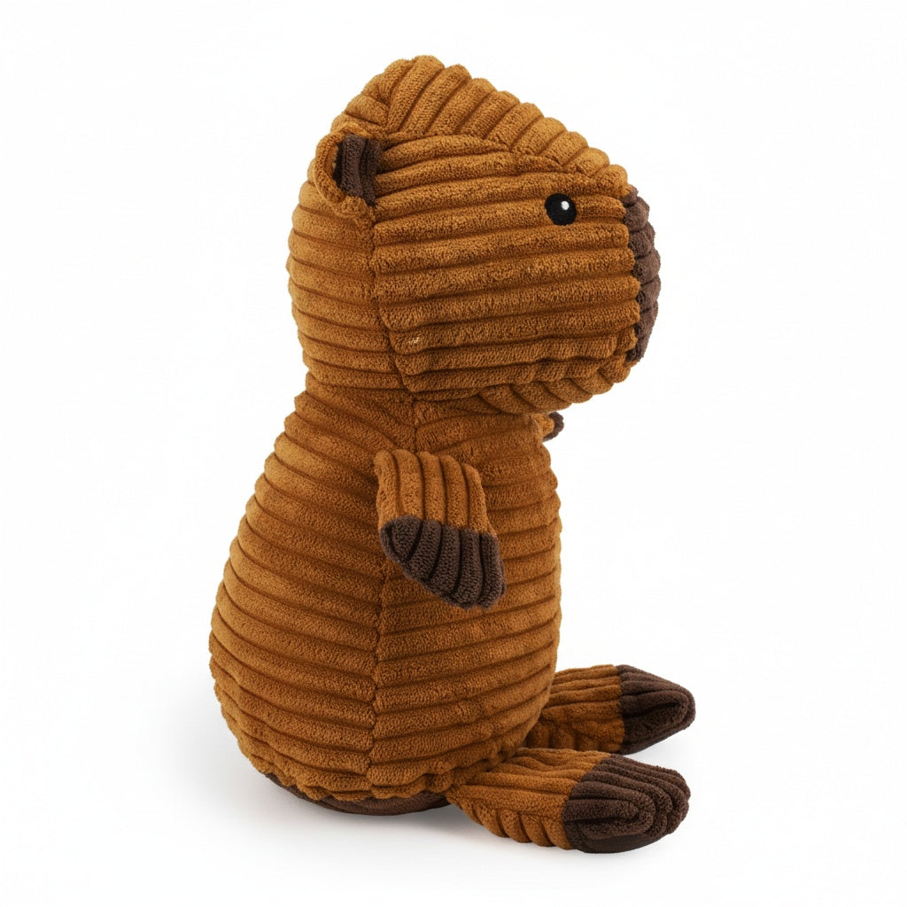 12" Capybara w/ squeaker and crinkle