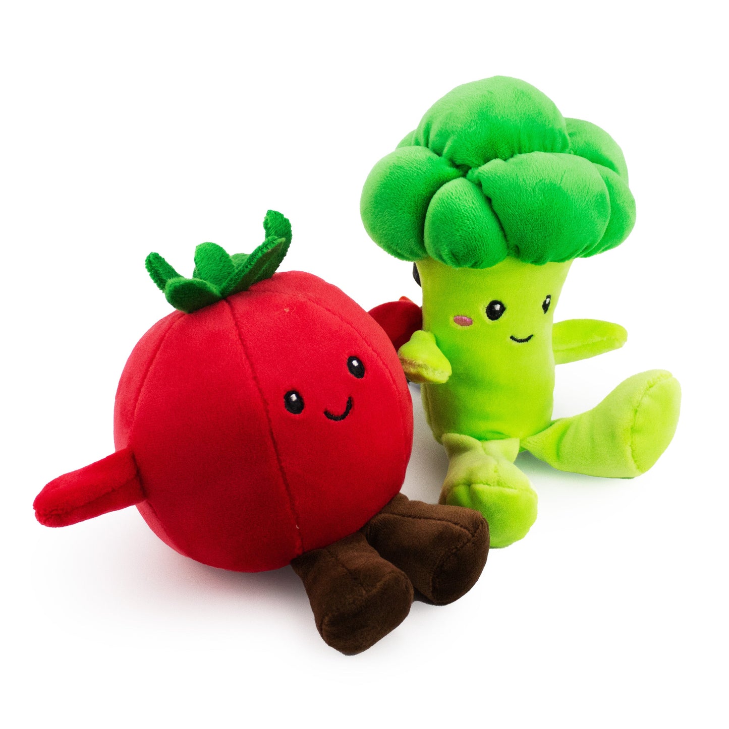 6 caby's treats w/ squeaker - 2 pack - soft plush squeaky dog toy with corduroy-style texture, fun for pet play and snuggles