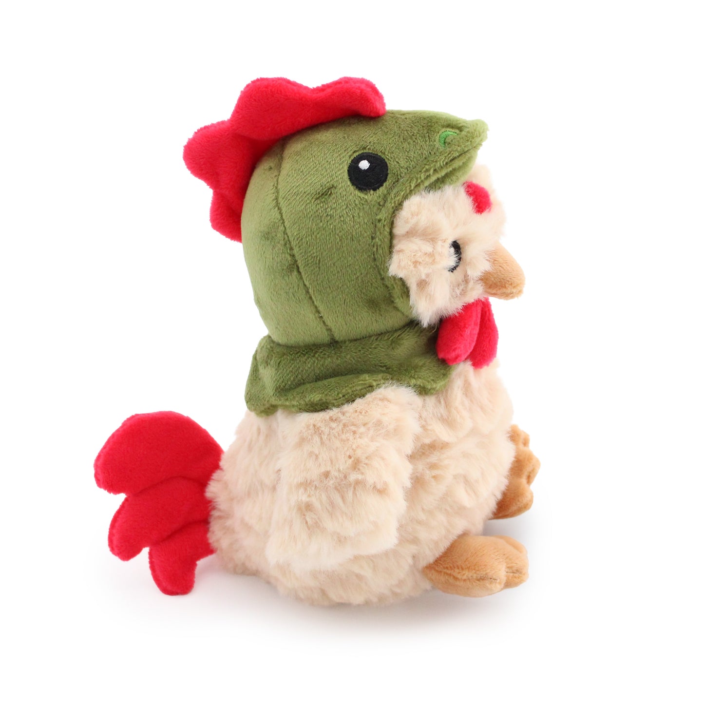 7" Cluckasaurus w/ squeaker ball & Crinkle