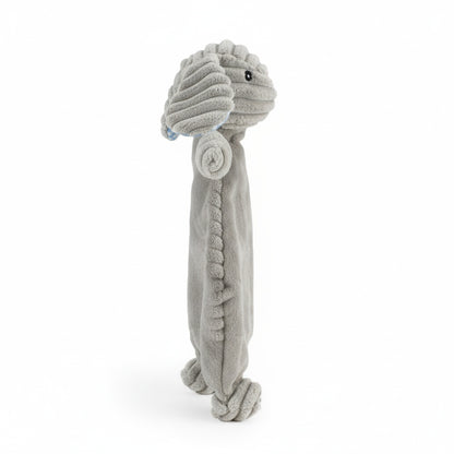 12" Corduroy Bunny Flattie - Gray