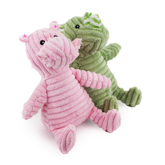 7" Corduroy Jungle w Squeaker & Crinkle - 2 Pack