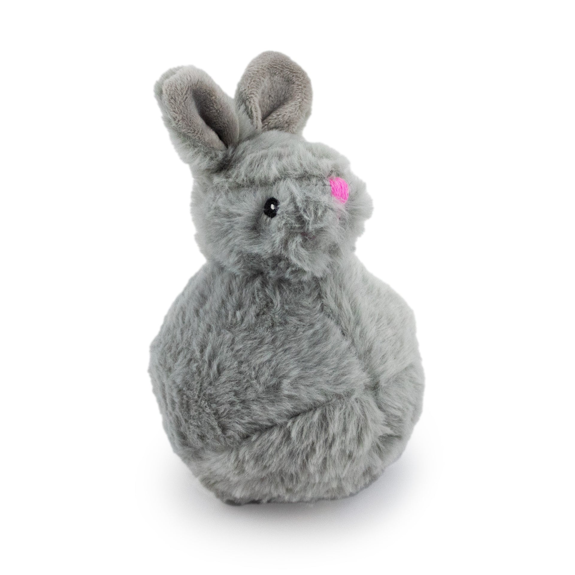 7" Tripper Bunny W/ Squeaker Ball - Gray