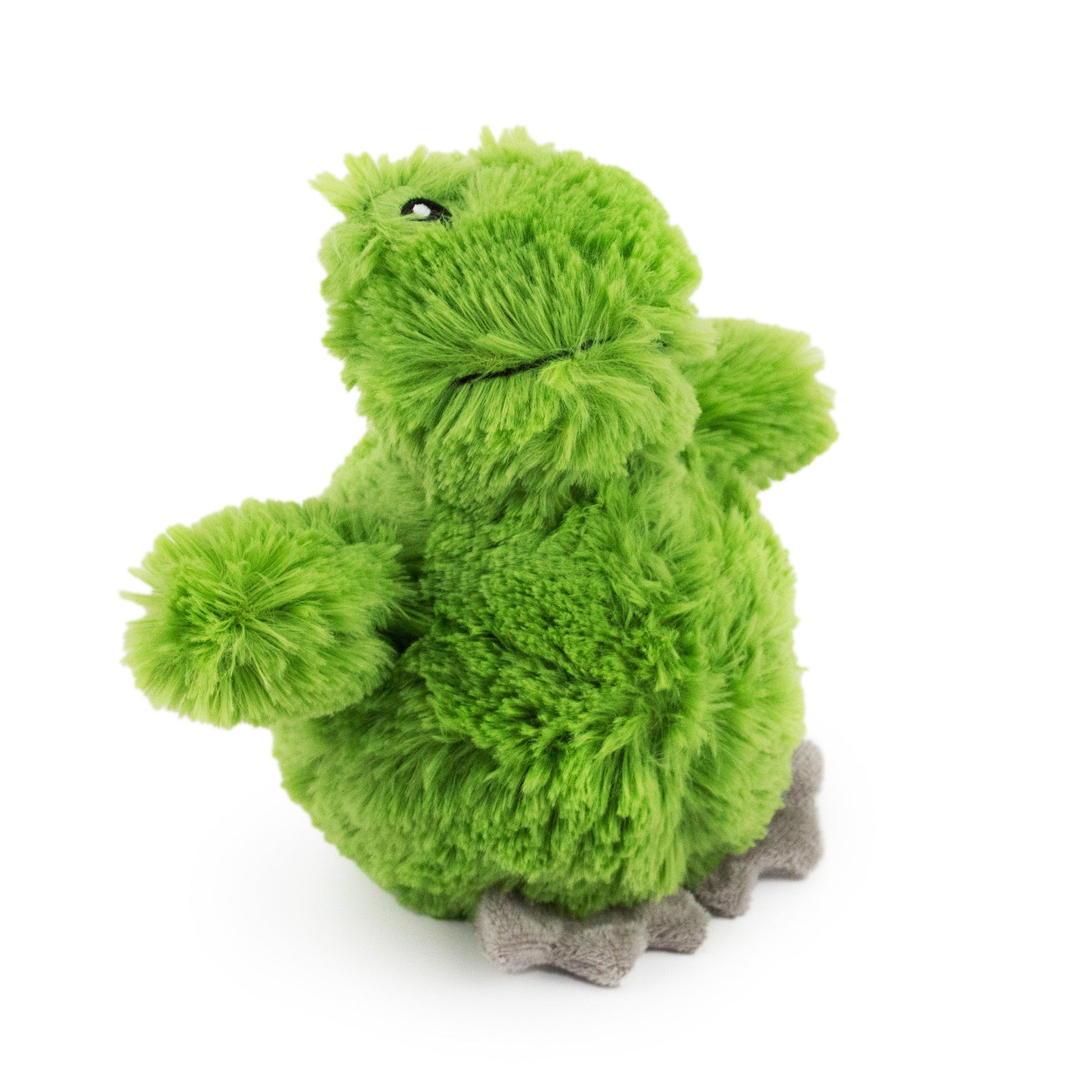 7 leaping lee w/ squeaker ball - soft plush squeaky dog toy with corduroy-style texture, fun for pet play and snuggles