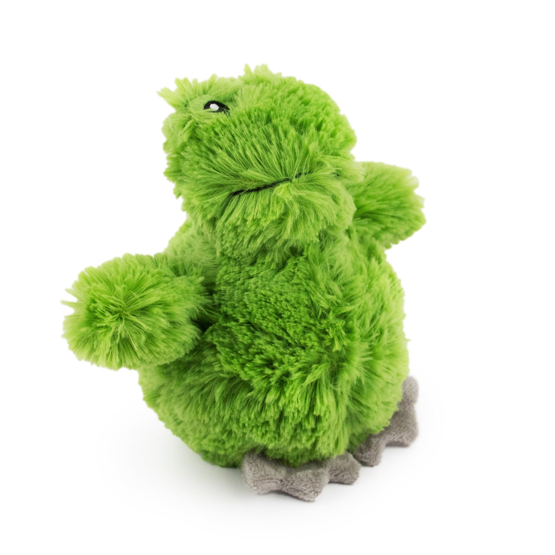 7" Leaping Lee w/ Squeaker Ball plush dog toy with soft fabric, designed for gentle play and cuddling