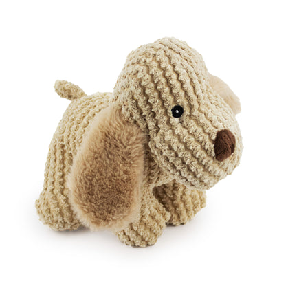 6.5" Moxie Terriers w/ Squeaker & Crinkle - 2 Pack plush dog toy with soft fabric, designed for gentle play and cuddling