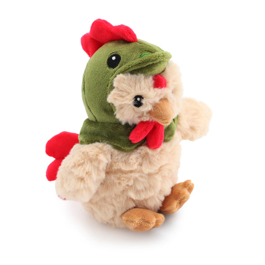 7" Cluckasaurus w/ squeaker ball & Crinkle