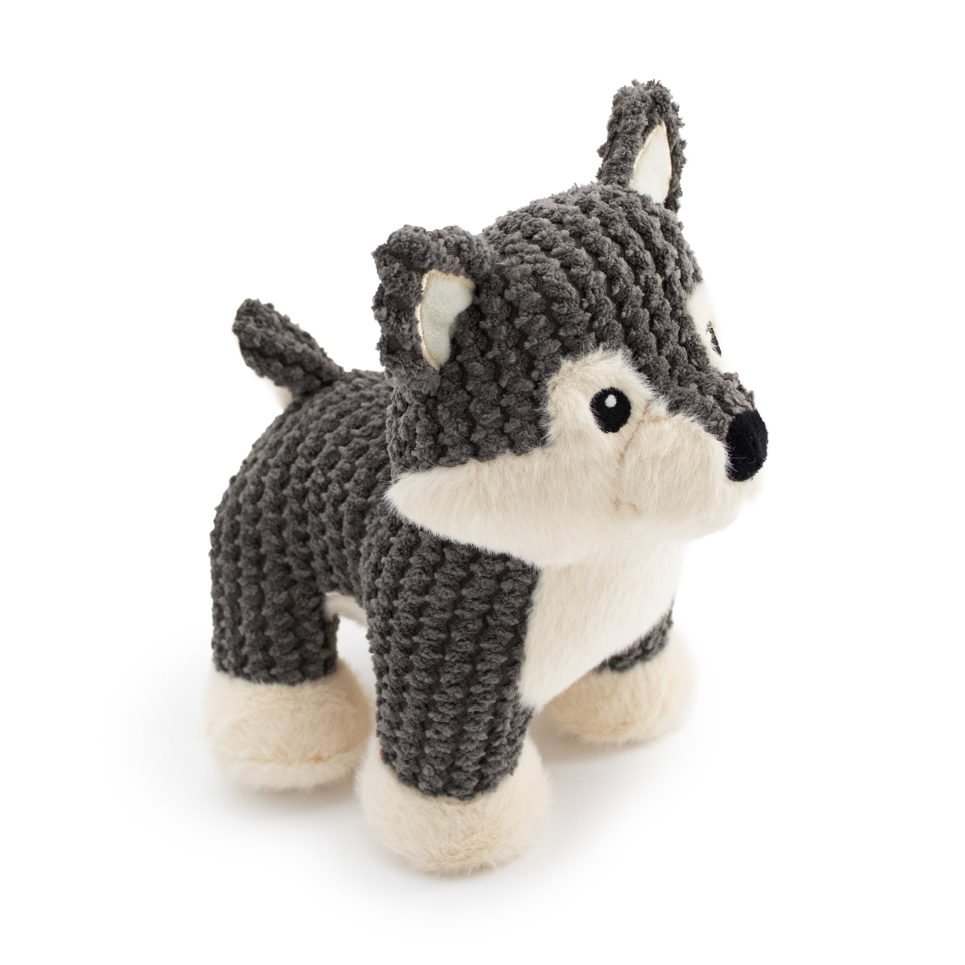 9" Oreo w/ Squeaker & Crinkle plush dog toy with soft fabric, designed for gentle play and cuddling