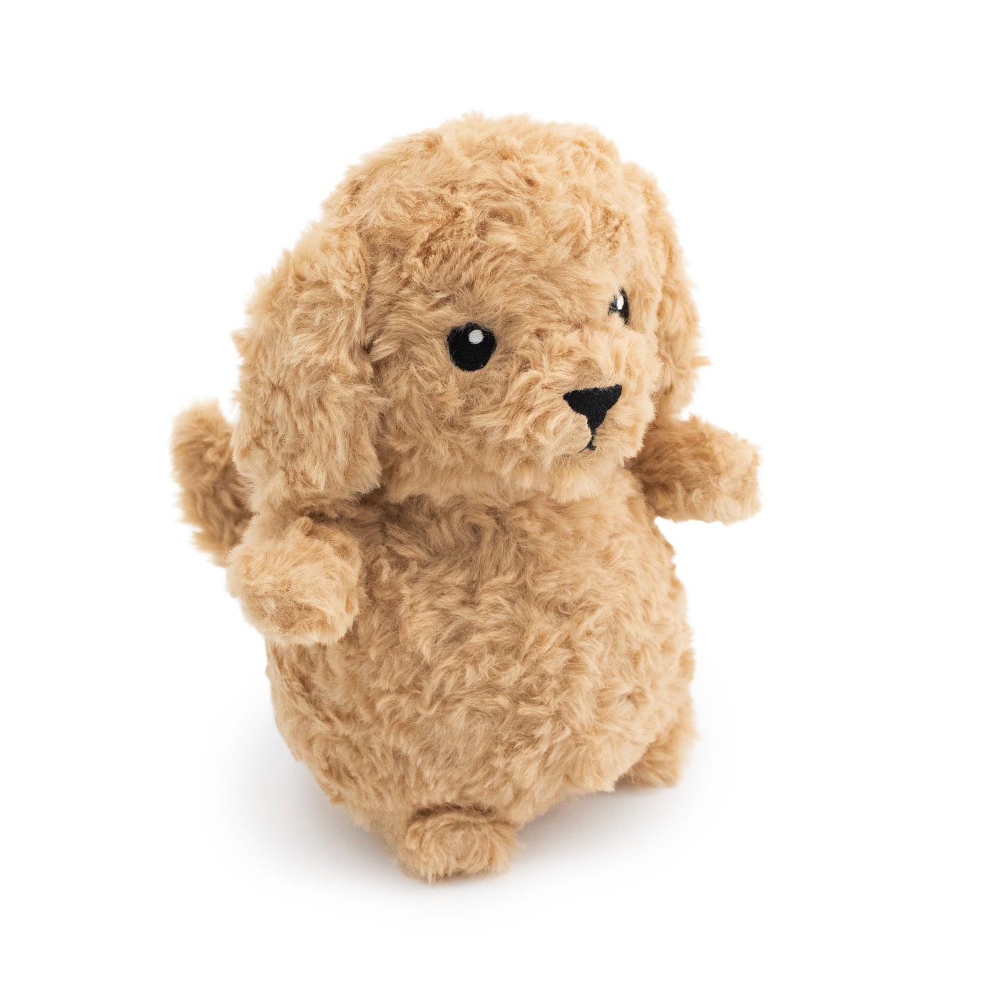 8" Chunky Mimi w/ Squeaker Ball plush dog toy with soft fabric, designed for gentle play and cuddling