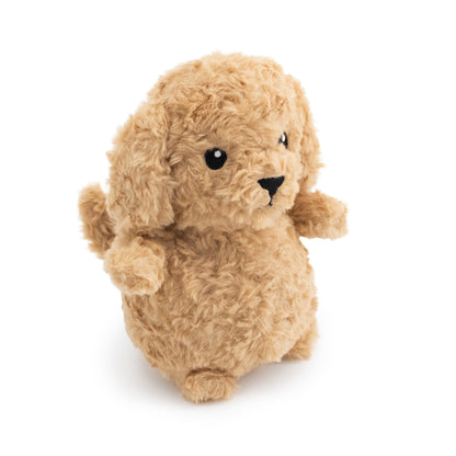 8" Chunky Mimi w/ Squeaker Ball plush dog toy with soft fabric, designed for gentle play and cuddling