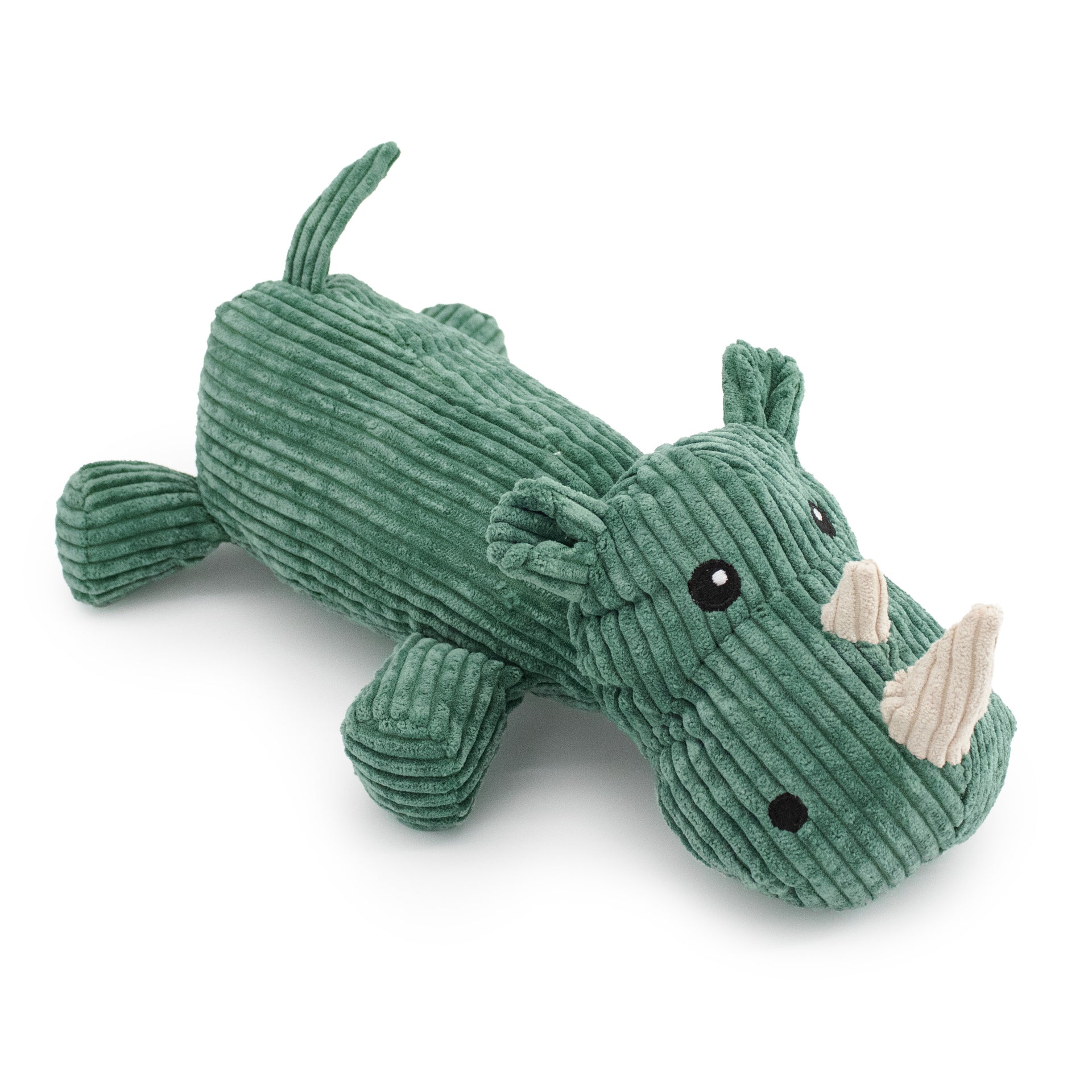 12" Lying Tank Rhino w/ Squeaker & Crinkle