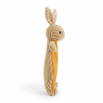 12" Corduroy Bunny Flattie - Tan