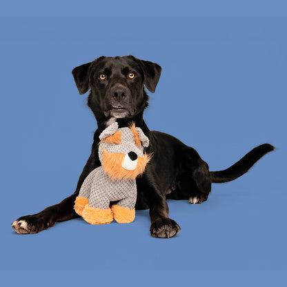 9" Sammy Schnauzer w/ Squeaker & Crinkle